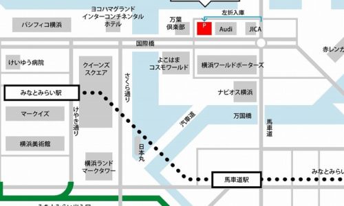 カップヌードルミュージアム横浜の地図